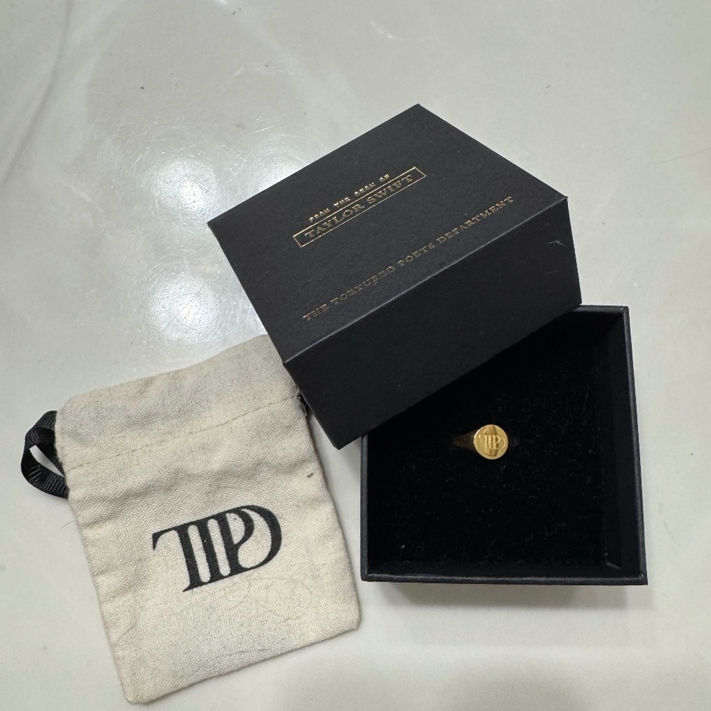 Taylor Swift Tortured Poets Department Signet Ring